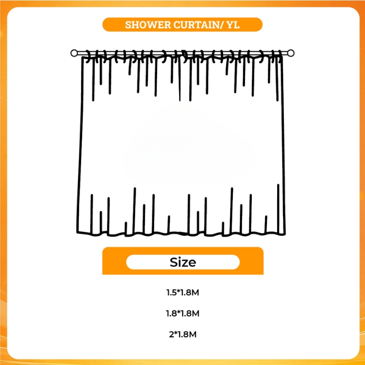 3D shower curtain - Matt Rife Store