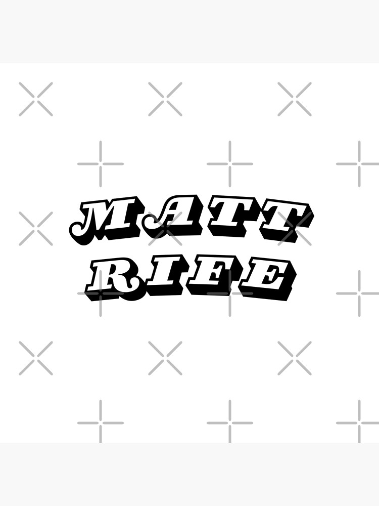 New Matt Rife Logo Classic Design Throw Pillow - Image 2