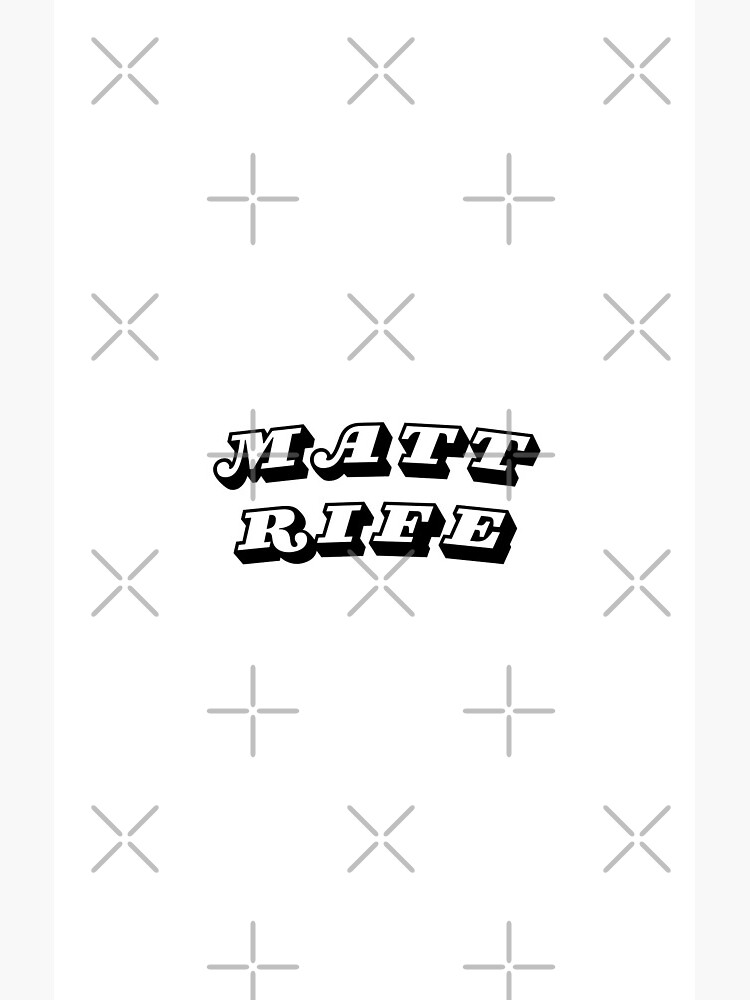 New Design Logo Comedian Matt Rife Shower Curtain - Image 2