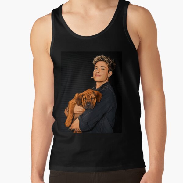 Comedian Matt Rife With An Adorable Dog Tank Top - Image 2