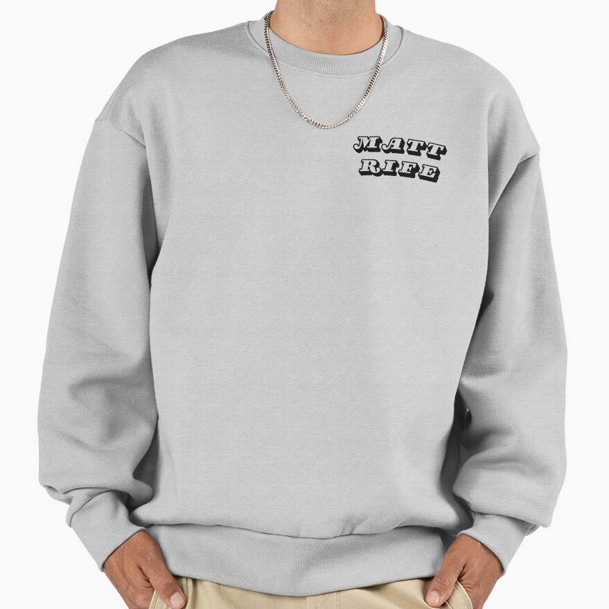 New Design Logo Matt Rife Sweatshirt - Image 4