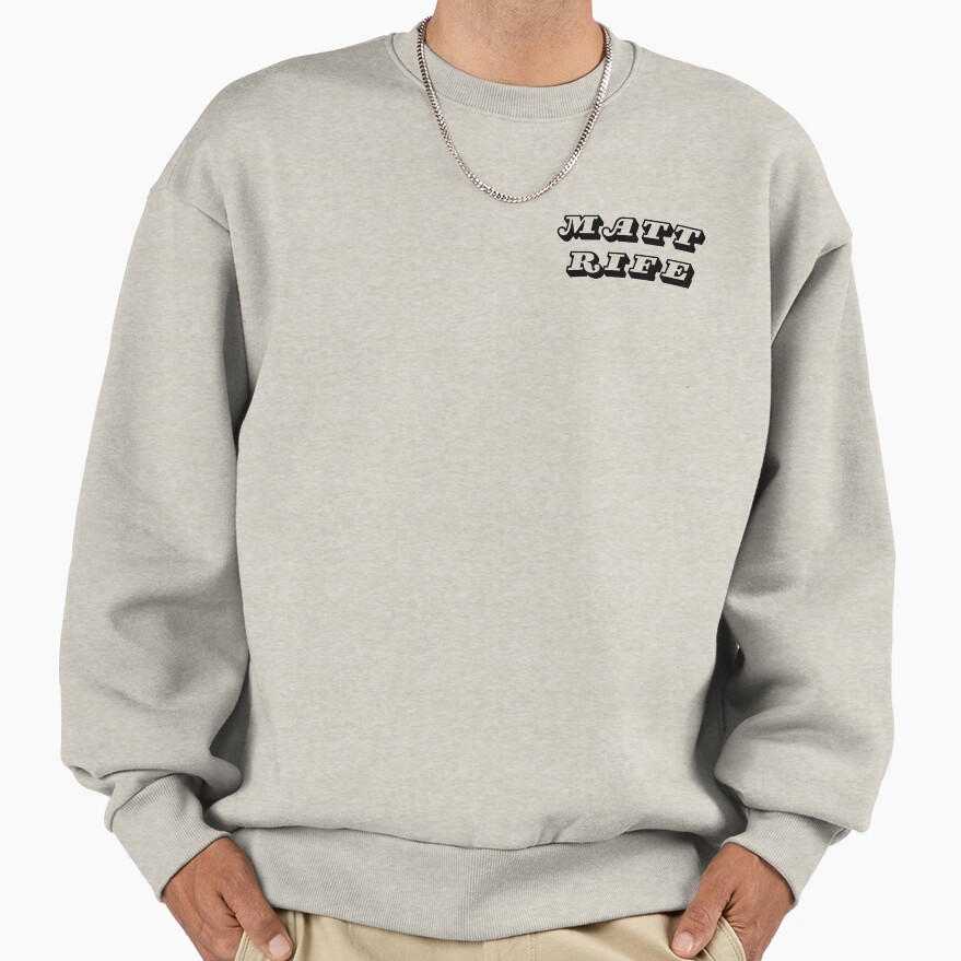 New Design Logo Matt Rife Sweatshirt - Image 3