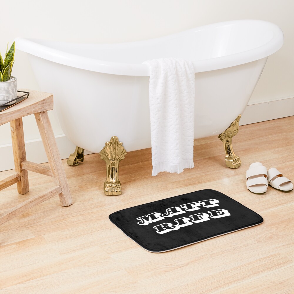 Hot Design Logo Matt Rife Classic Bath Mat - Image 2