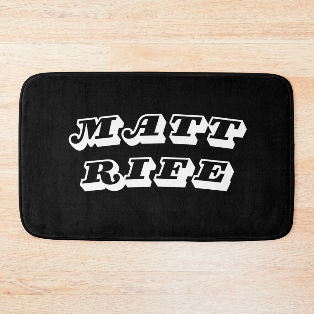 Hot Design Logo Matt Rife Classic Bath Mat