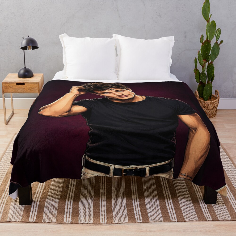 Comedian Matt Rife Fan Art Throw Blanket
