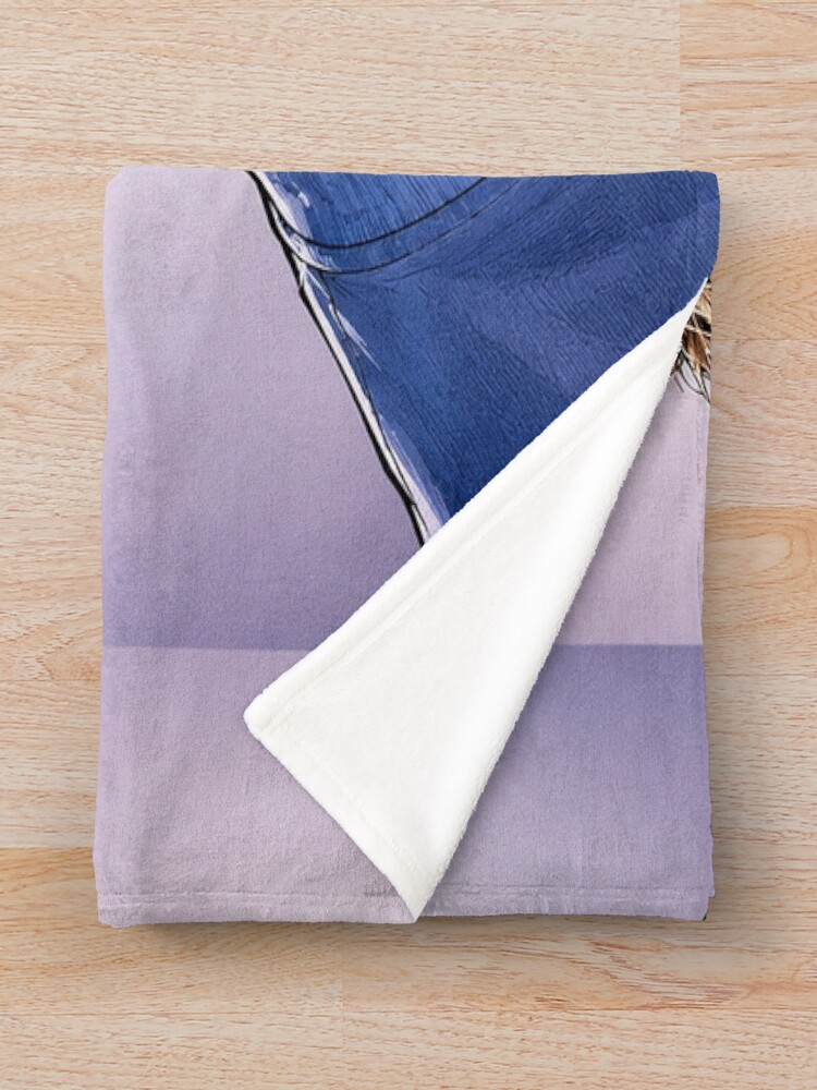 The Blond Comedian Matt Rife Fan Art Throw Blanket - Image 2