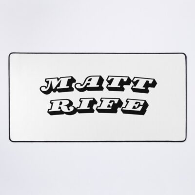 Comedian Matt Rife Logo Collection Mouse Pad