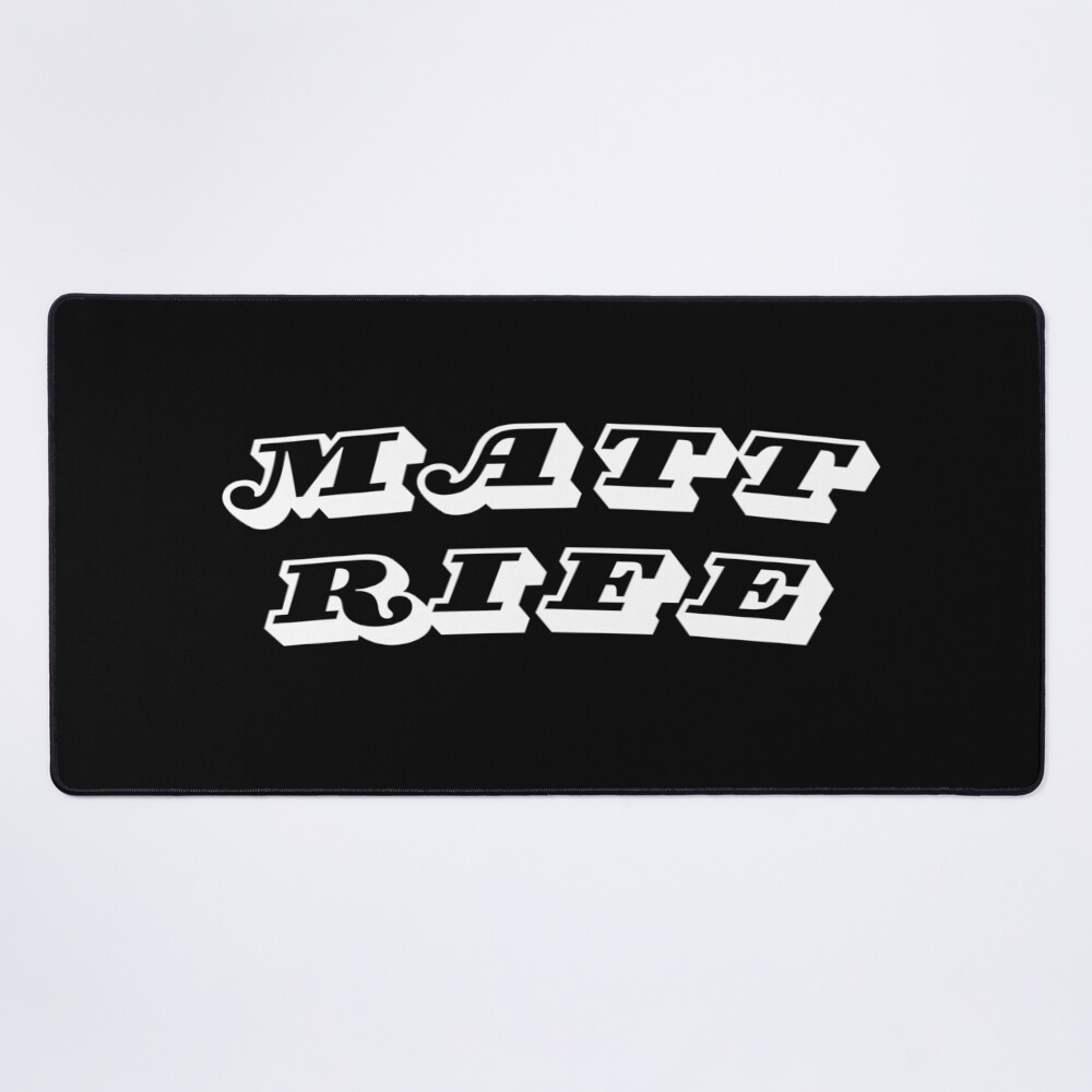 Hot Design Logo Matt Rife Classic Mouse Pad