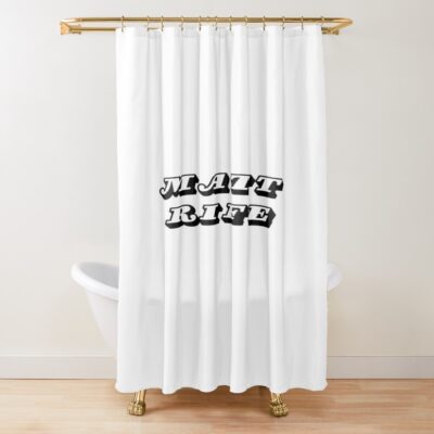 New Design Logo Comedian Matt Rife Shower Curtain
