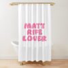 Matt Rife Lover Pink Collection Shower Curtain