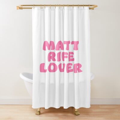 Matt Rife Lover Pink Collection Shower Curtain