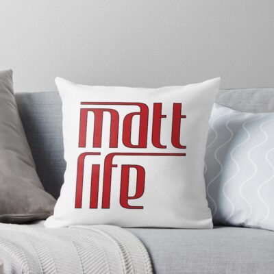 Matt Rife Logo Vintage Collection Throw Pillow