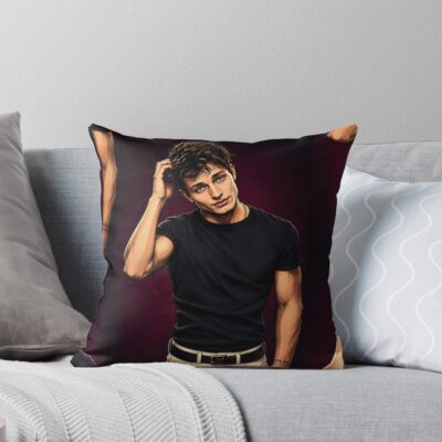 Comedian Matt Rife Fan Art Throw Pillow